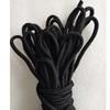 Suministro accesorios de cuerda de cuero y textil para exteriores cuerda de cuerda trenzada negra cubierta de kayak cuerda de núcleo de polipropileno de 6 mm
