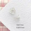 Acessórios de Joias Exquisitos de Zircônia Multiformato com Brilho de Diamante DIY Presilha de Cabelo Laço Flor Estrela Finamente Brilhante Contas de Pulseira