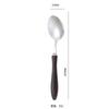 Vajilla de comida occidental con mango de madera vintage, cuchillo y tenedor, cuchara, juego de cuchillo para carne de acero inoxidable 304, cuchara para comida principal, cuchara de postre, tenedor, cuchara redonda