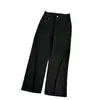 Atacado transfronteiriço de jeans vintage azul claro de perna reta do Sudeste Asiático para homens, calças largas folgadas, calças compridas versáteis lavadas