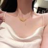 Nuevo Collar de Acero de Titanio con Monedas de Cinco Emperadores Estilo Chino para Mujer, Nuevo Modelo 2026, Cadena para el Cuello de Lujo Ligero de Nicho de Gama Alta Accesorio Venta al por Mayor