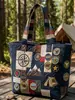 2026 Estación Independiente Transfronteriza Amazon Bolso Nuevo Bolso Tote Estampado Digital Bolso Tote Acolchado de Moda