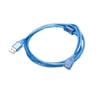 Cable de extensión USB 2.0 todo cobre macho a hembra con anillo magnético doble blindaje A/F cable de datos extendido para tarjeta de red inalámbrica