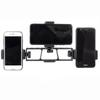 Universal Mobile phone três-em-um Multi-Device âncora de vídeo transmissão ao vivo clipe de telefone móvel multi-função suporte de disparo síncrono