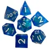 Resina de Arena Líquida Mesa de Juego Dnd Dungeons & Dragons Coc Juego de Rol Trpg Cthulhu Dados de Epoxi Vaso para Dados Mesa
