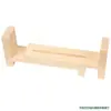 Dispositivo de Tejer a Mano de Madera Maciza, Dispositivo para Trenzar Cuerda, Bastidor de Trenzado, Bastidor Fijo de Herramienta DIY para Trenzado de Pulseras de Nudo Plano