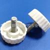 35mm-M8 blanco protección ambiental patrón recto pie de plástico para muebles pie ajustable pie de plástico ajustable