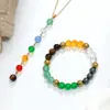 Pulseras y Collares Populares Transfronterizos Europeos y Americanos de Imitación de Piedra Natural de Alto Grado, Malaquita, Ojo de Tigre, con Cuentas de Colores para Parejas, Ya Disponibles