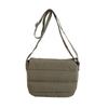 Bolso pequeño con chaqueta acolchada de algodón retro de comercio exterior, nueva moda 2024, bolso bandolera de algodón con bordado, mini bolso bandolera