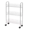 Carrito de Almacenamiento de Metal Móvil Personalizado Estante de Almacenamiento de Cocina de Múltiples Niveles de Pie Carrito Estante de Almacenamiento de Múltiples Niveles