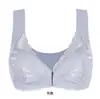 Sutiã Transfronteiriço Estilo Europeu e Americano Fechamento Frontal Lingerie Plus Size Sutiã Confortável Lindo com Renda nas Costas Sutiã Push-Up para Seios Grandes para Parecerem Menores