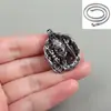 Como Fa Lian Shi Escorpión de Hierro con Nueve Cabezas Colgante de Collar de Cuentas Ferretería de Hierro Tiantie Cuerpo de Escorpión de Hierro para Tirar Niang Colgante