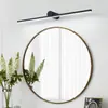 Lámpara de pared de diseño minimalista con luz frontal de espejo, fondo de pared, hotel, pasillo creativo, proyecto de escalera, lámpara de pared LED larga de cabecera