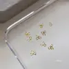Mini Borboleta Liga Acessórios Nail Art Trendy Popular High-End Estilo Creme Pequeno Laço Decorações Nail Art