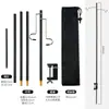 Suporte de iluminação para acampamento ao ar livre, suporte de luz portátil dobrável de liga de alumínio para acampamento, suporte de luz para acampamento, suporte de luz para pesca selvagem