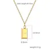 Collar con colgante de acero inoxidable transfronterizo Cadena para suéter de moda europea y americana para mujer 18K Tendencia Joyería Joker al por mayor