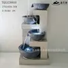 Fuente de cascada de escalones de comercio exterior personalizada para patio de villa y club social, decoración de paisaje con agua circulante, venta directa de fábrica