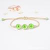 Pulsera de flor eterna de flor real nueva directa de fábrica estilo coreano pulsera de cuentas de vidrio de flor de cerezo seca fresca regalo
