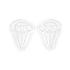Zapatos de Tacón Alto Almohadilla para Metatarso Almohadilla de Medio Tamaño para Mujer Almohadilla Gruesa Antideslizante de Silicona Transparente para Metatarso Patrón de Agua Almohadilla Invisible para Metatarso