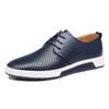 Zapatos de Verano para Hombre Temu Europeos y Americanos Transfronterizos, Zapatos Casuales, Zapatos de Cuero de Moda Estilo Británico, Zapatos para Hombre de Talla Grande con Calados