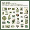 Paquete de Stickers Yanji Serie Membrete de Mansión Tema Retro Manualidad DIY Material Stickers Decorativos 30 Piezas en 6 Estilos para Elegir