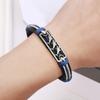 Pulseira de liga de golfinho PU trançada joia para casal pulseira de casal pulseira masculina e feminina atacado pulseira da moda