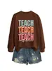 Ensinar compaixão gentileza Amazon Wish site independente moda casual moletom feminino outono e inverno