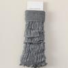 Calcetines de Moda Holgados para Mujer Jk Spicy Girl con Patrón de Diamantes Retorcidos Color Gris Ceniza Estilo Perezoso Ligeramente Acampanados