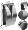 Gancho individual trasero para puerta de acero inoxidable personalizado, gancho individual integrado, sin perforaciones, estante para guardar toallas para puerta y ventana, gancho para puerta, gancho adhesivo