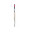 Nuevo cepillo de labios de silicona suave para trémolo con tapa, cepillo para labiales, brillo de labios, bálsamo labial portátil, cepillo para halo de labios, herramienta de maquillaje