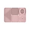 Tapete Popular de Silicona para Lamer Mascotas de Amazon con Ventosa, Antideslizante para Comer y Lamer Gatos y Perros, Tapete Antiahogo para Mascotas