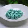Cuentas Imitación Turquesa Magnesita de Alta Calidad Verde Gelatina Corte Recto Estilo Vintage, Cuentas Barril, Separadores, Accesorios, Joyería DIY, Artesanías Budistas