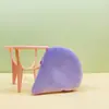 Puff Triangular de Veludo para Pó a Granel em Estoque Puff de Veludo Cristalino para Base Compacta para Fixar Maquiagem