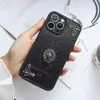 Funda de Teléfono Estilo Gótico de Moda Adecuada para Apple 15/18 Pro Max, Apple 16 Pro Modelo Personalizado con Forma de Cruz 3D