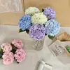Flores Artificiais de Hortênsia Impressas em 3D de Alta Qualidade, 216 Peças, para Decoração de Sala de Estar Doméstica, Mesa de Jantar, Hotel e Cena de Casamento