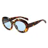 Gafas de Sol Rojas para Mujer, Gama Alta, Modernas y Geniales, Anti-UV 2025 Nuevas Gafas Ovaladas Dopamina