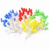 LED diodo emissor de luz de cabeça redonda para lâmpada F3 3mm vermelho verde azul amarelo laranja branco roxo destaque indicador lâmpada LED reta