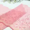 O Estilo Gentil e Doce da Tanglong Apresenta Renda Bordada em Malha Rosa Claro com Padrão de Grama Cacheada, Renda para Acessórios de Saia Lolita DIY