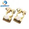Terminales de batería, abrazaderas de batería de cobre puro, conectores universales positivos y negativos de 19 mm para batería de coche