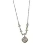 Collar de circonita cuadrada de circonita blanca de lujo ligero para mujer, diseño de nicho de lujo ligero, elegante y sofisticado, exquisito y moderno, cadena versátil para la clavícula para mujer