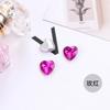 Punta Transfronteriza Corazón de Durazno Versátil Diamante en Forma de Corazón Cristal Estrás DIY Accesorios Estrás para Carcasa de Teléfono Ventas Directas