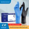 Luvas de Nitrila Resistentes a Ácido-Alcalino para Comércio Exterior, Luvas Descartáveis de Borracha Nitrílica à Prova de Óleo de Grau Alimentício Luvas de Nitrila