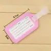 Etiqueta de Equipaje del Fabricante Impermeable para Viaje Anti-Pérdida Etiqueta de Avión con Logotipo Impreso Etiqueta de Embarque para Check-In