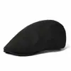 Gorra de Pato de Lana de Color Sólido Simple Bai Xiaoyuan para Hombres y Mujeres Gorra Adelantada de Otoño Bailey Hat de Comercio Exterior de AliExpress