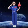 Traje espacial personalizável para meninos e meninas fantasia profissional para role-playing e performance esportiva fantasia de astronauta infantil