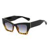 Gafas de Sol Ojo de Gato de Moda Nueva Europea y Americana para Mujer Gafas de Sol de Moda para Celebridad de Internet para Mujer Sesión de Fotos Callejera Ins Gafas Planas con Luz Anti-Azul