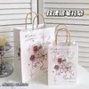 Nova Coleção Original de Sacolas de Presente, Embalagem de Presente para Meninas Fofas, Armazenamento, Sacola de Papel Kraft Portátil para Presente