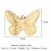 Cobra Borboleta Francês Retrô Aço Titânio Estrela do Mar Cauda de Peixe Acessórios de Joalheria DIY Pingente de Aço Inoxidável Golfinho Cavalo Marinho