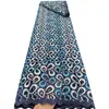 Encaje de algodón calado con estampado paisley de estilo étnico africano, tela para vestido resistente con adornos de pedrería, venta al por mayor desde el fabricante
