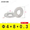 Arandelas Planas de Acero Inoxidable 304 M1.6~M7 Estándar Alemán Din125 Venta Directa de Fábrica en Stock Arandelas Planas Antióxido
